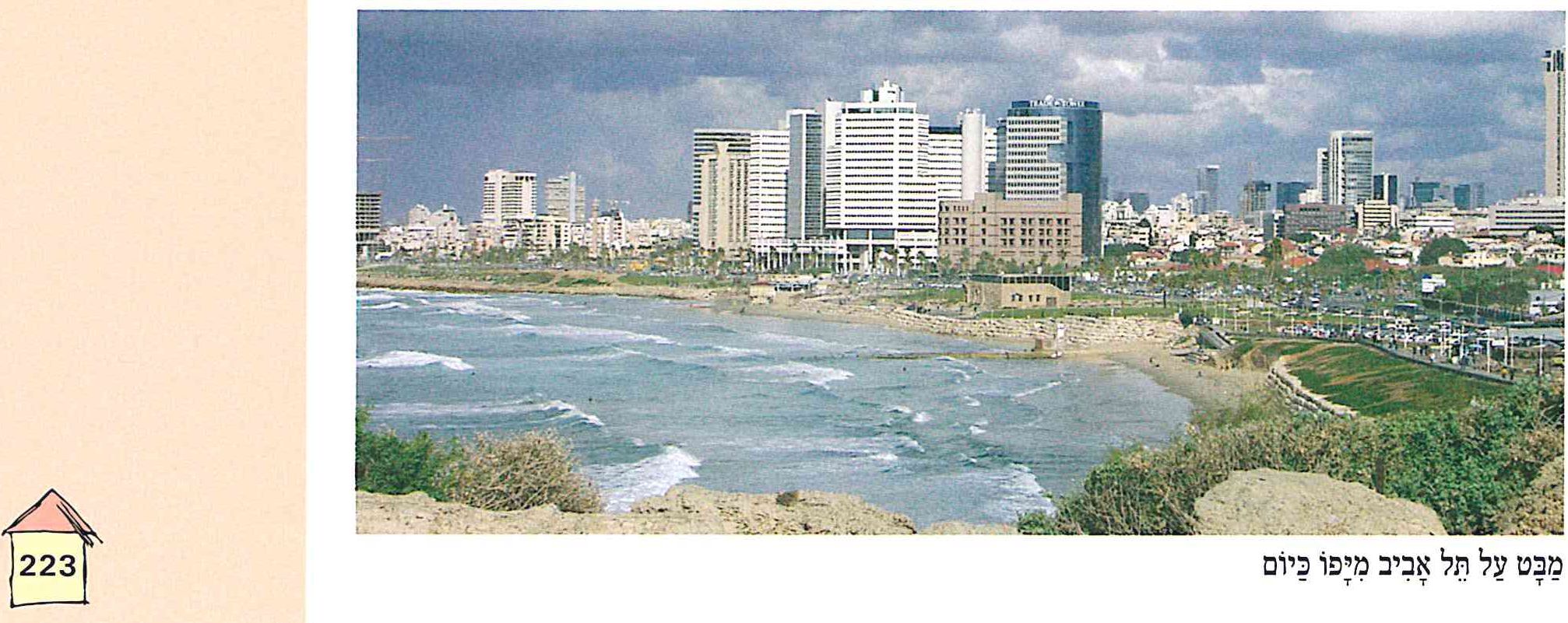 (בספר תמונה של מבל על תל אביב מיפו כיום)